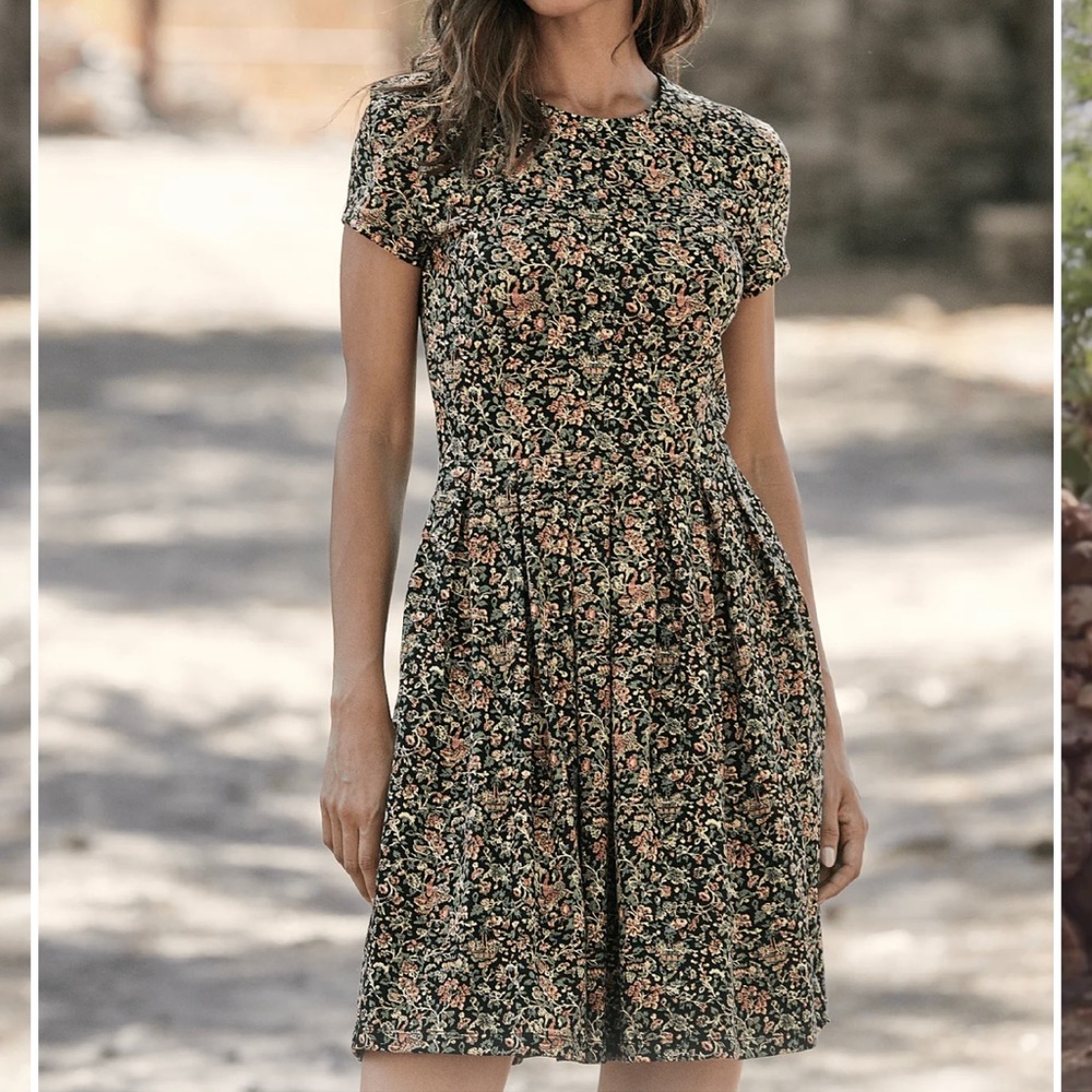 PERUVIAN CONNECTION Creeping Thyme Dress Size Medium